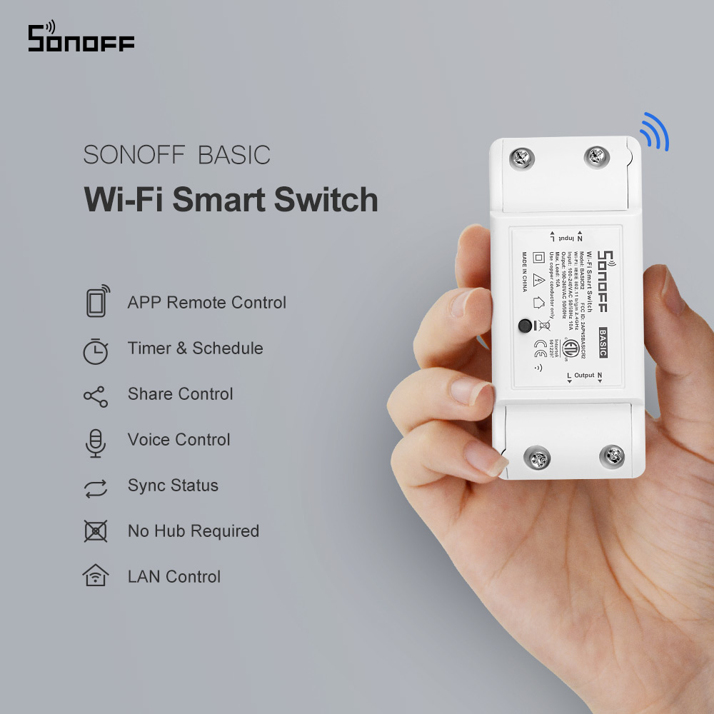 Itead SONOFF Basic R2 Mini DIY - đánh giá và giá Sonoff Mini R4