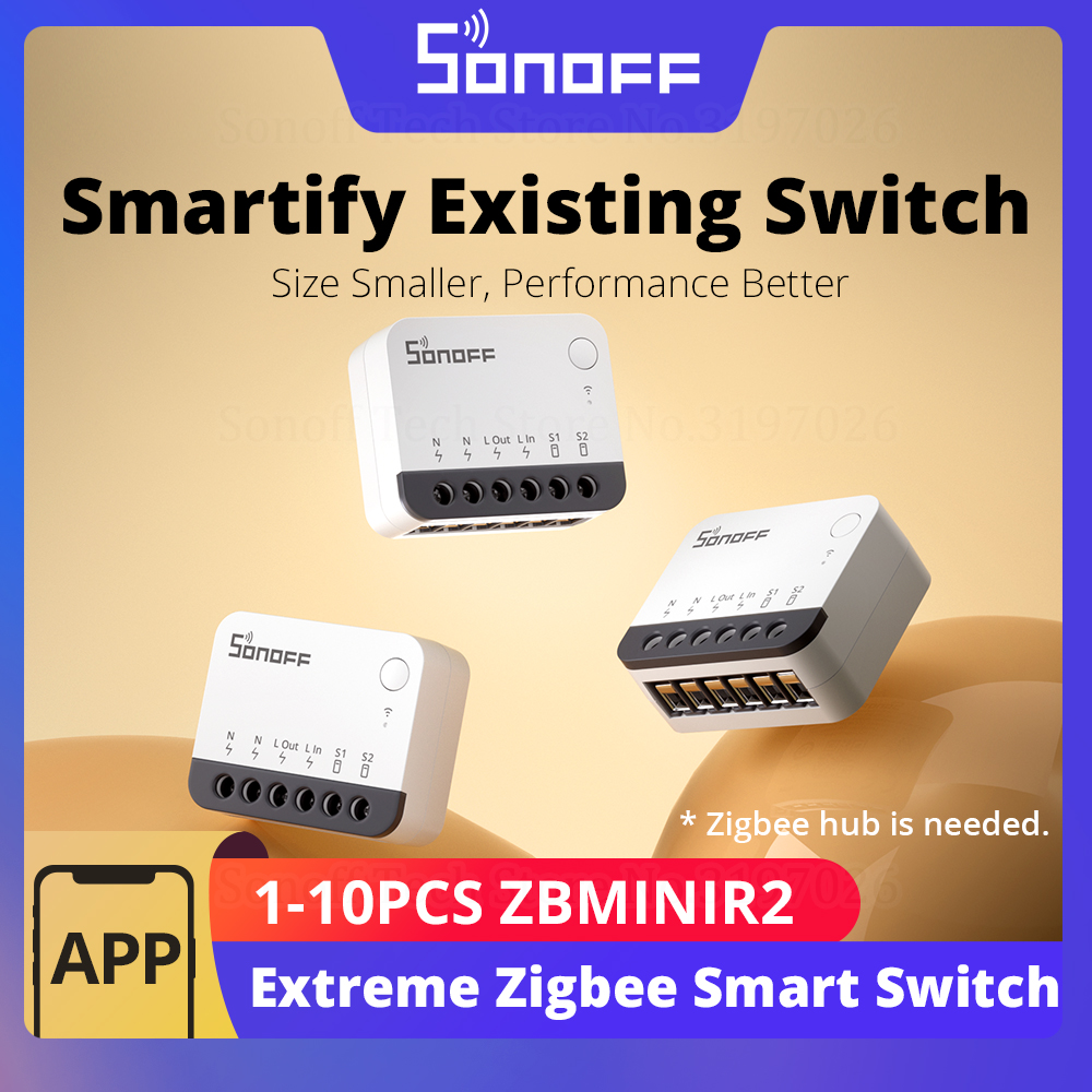 SONOFF ZBMINIR2 Zigbee Smart S - đánh giá và giá Sonoff Mini R4