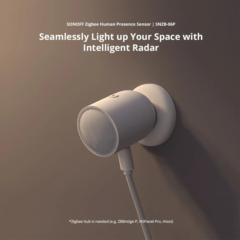 SONOFF SNZB 06P Zigbee Human P - đánh giá và giá Sonoff Mini R4