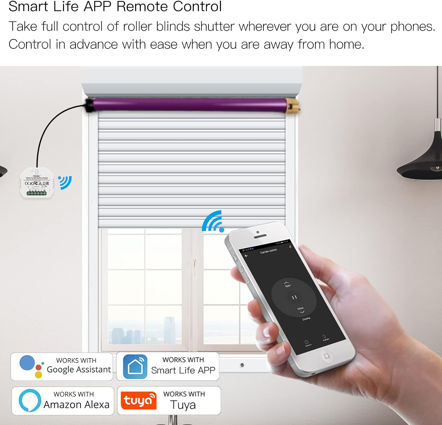 Tuya WiFi Zigbee3.0 Smart Curt - đánh giá và giá Tuya 4 Channel