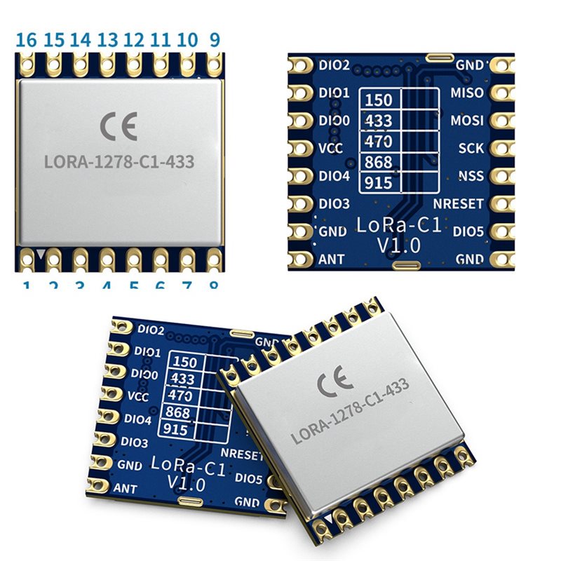 Lora1278-C1 433Mhz Wireless RF - đánh giá và giá Smart Home Module Iot