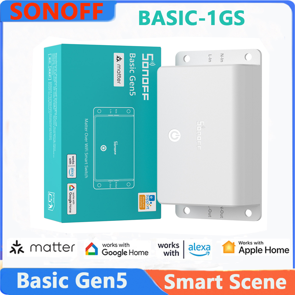 SONOFF Basic Gen5 (BASIC-1GS ) - đánh giá và giá Sonoff Basic