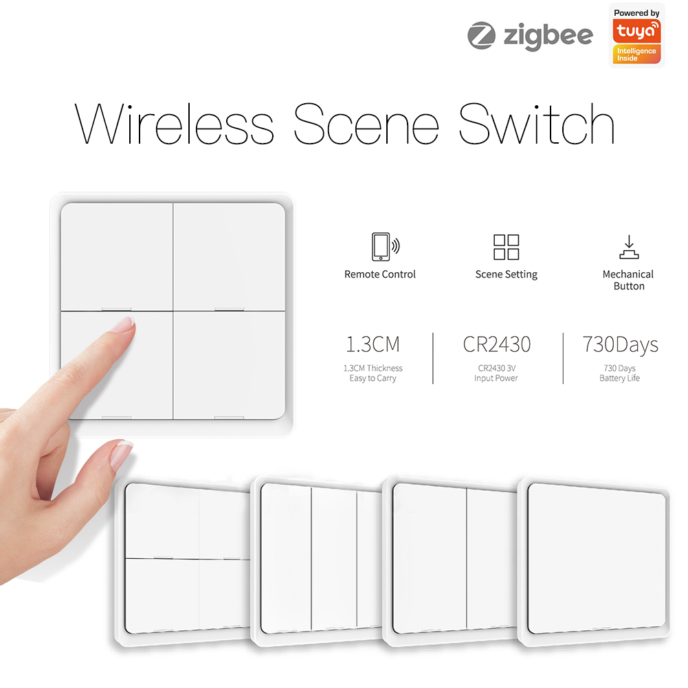 MOES 4 Gang Tuya ZigBee Wirele - đánh giá và giá Sonoff Basic