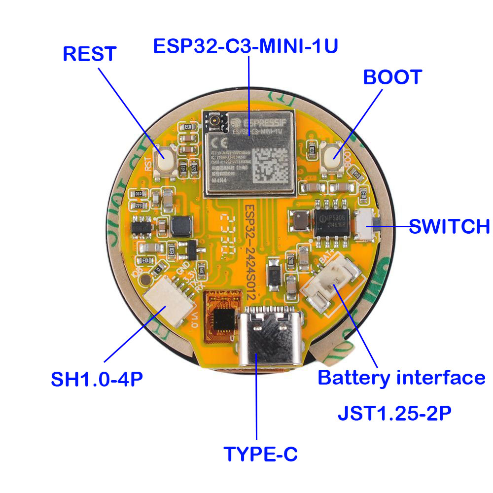 ESP32 Display 1.28 inch ESP32- - đánh giá và giá Smart Home Module Iot