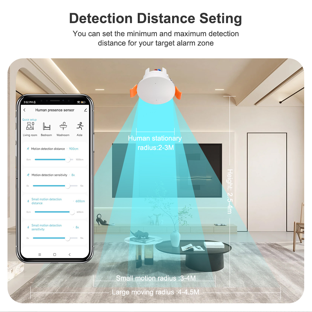 ZigBee MmWave Radar Human Pres - đánh giá và giá Tasmota