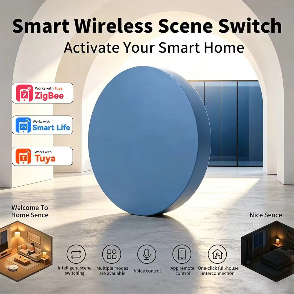 Zigbee Smart Scene Push Button - đánh giá và giá Home Assistant Tuya