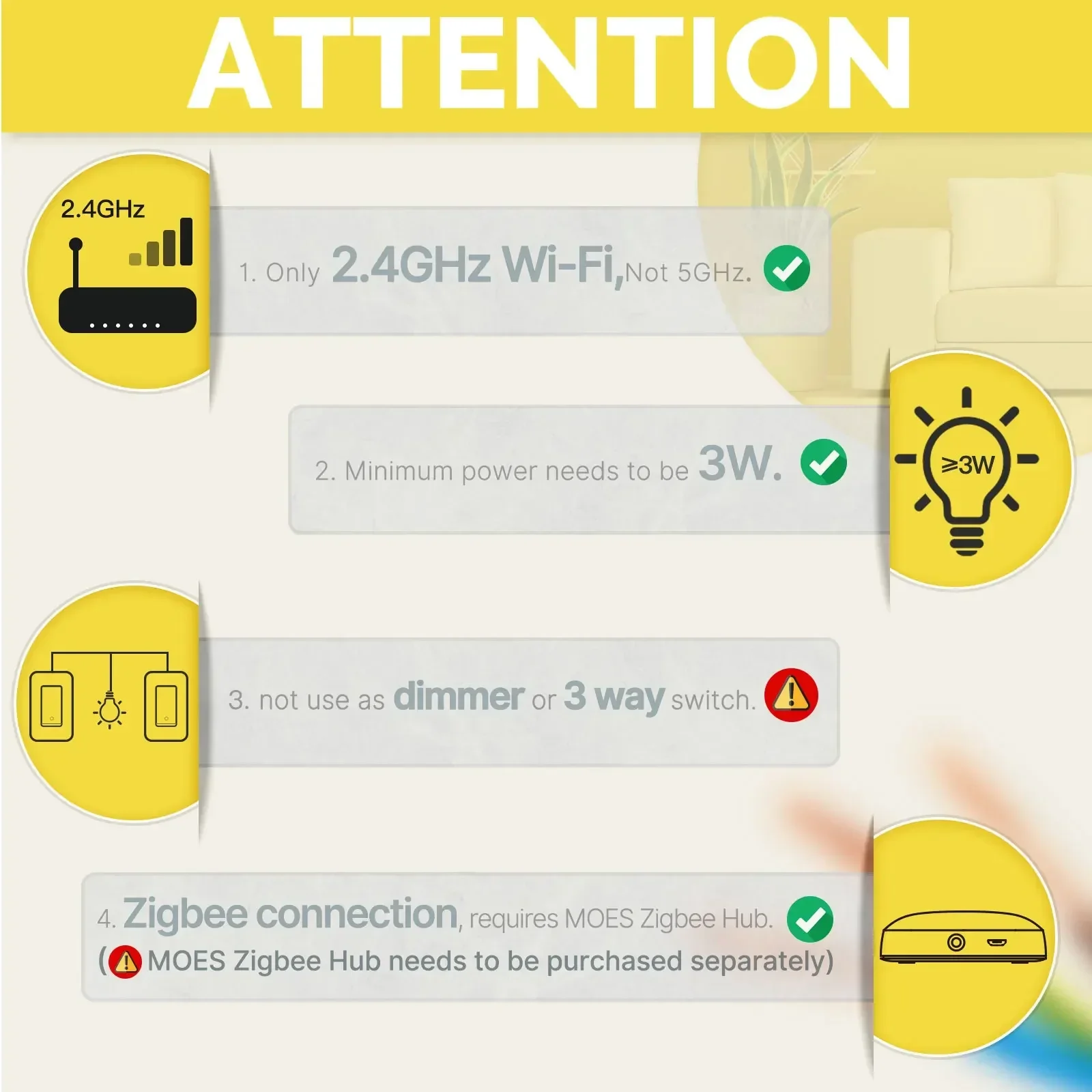 MOES Tuya ZigBee US Smart Ligh - đánh giá và giá Smart Relay Tuya