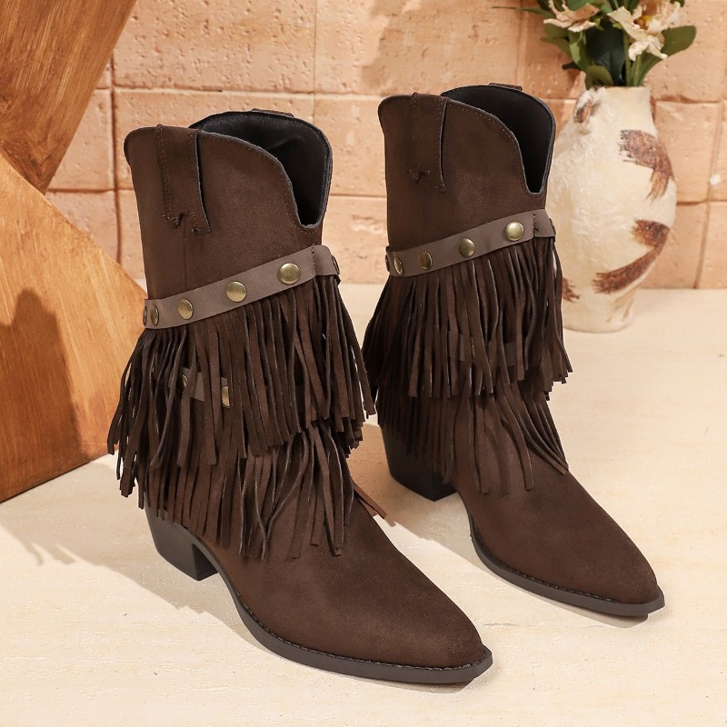 Vintage Tassel Trousers Bootie - đánh giá và giá Tasmota