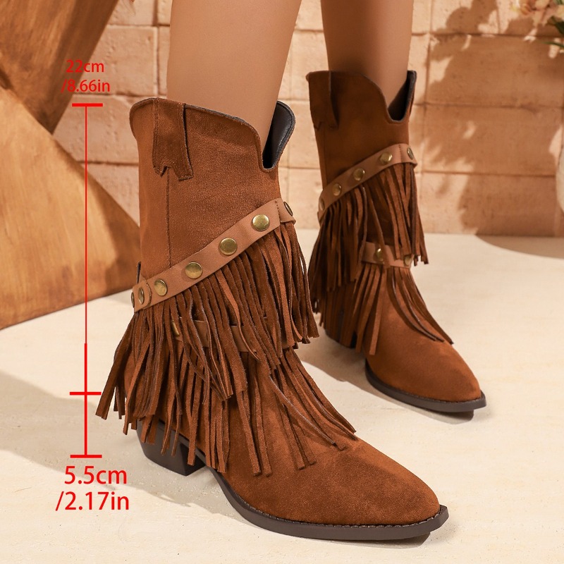 Vintage Tassel Trousers Bootie - đánh giá và giá Tasmota